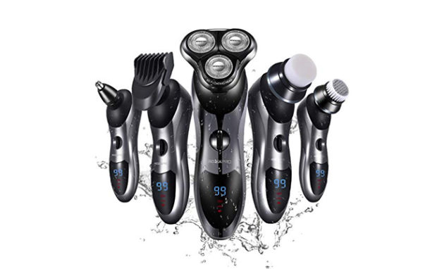 Electric Razor for Men 5 in 1 Rotary Shaver Cordless Hair