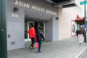 Asian Health Services, located in Oakland’s Chinatown, serves about 26,000 medical patients and 6,000 dental patients. Health center officials supported the city’s tax on sugary beverages in hopes that revenue collected from the tax will help combat chronic conditions such as obesity, diabetes and tooth decay.  (Anna B. Ibarra/California Healthline)