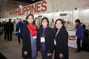 From left to right, Eva Marie Mariquina, Rosalie Yasay and Victoria Arellano of CITEM and PTI. Photo by Wilfred Galila