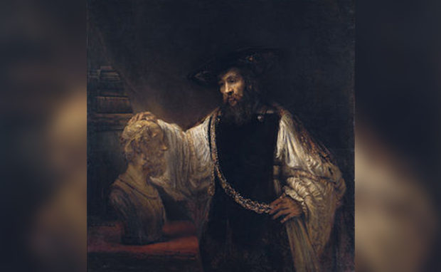 Aristotle with a Bust of Homer, Rembrandt