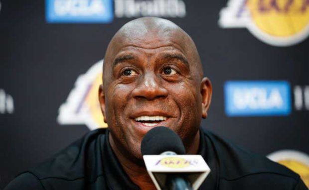 Magic Johnson Steps Down from the Los Angeles Lakers