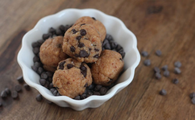 cookie dough protein balls