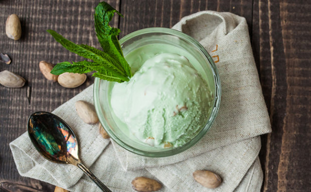 protein spinach frozen yogurt