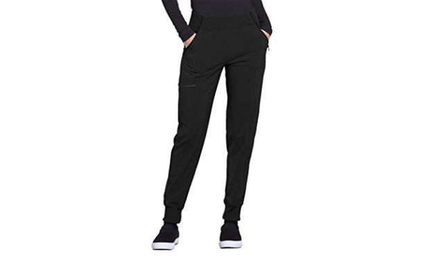 Cherokee Infinity Women's Mid Rise Tapered Jogger Scrub Pant (1)