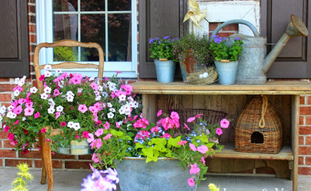 Country Porch Gardening