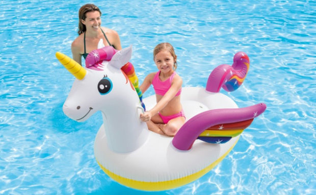 ntex Unicorn Inflatable Ride-On Pool Float