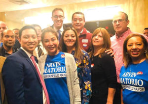 amatorio bergenfield mayoral arvin thanked elect