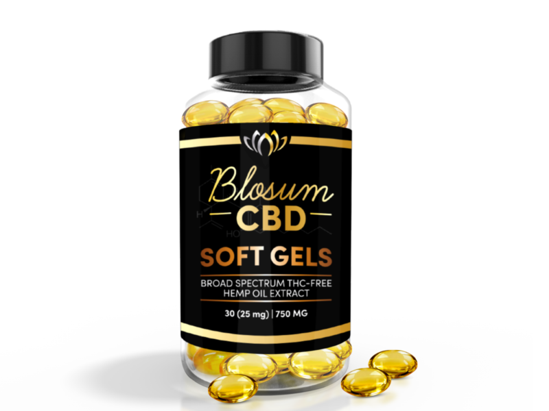blosum cbd soft gels 25 mg