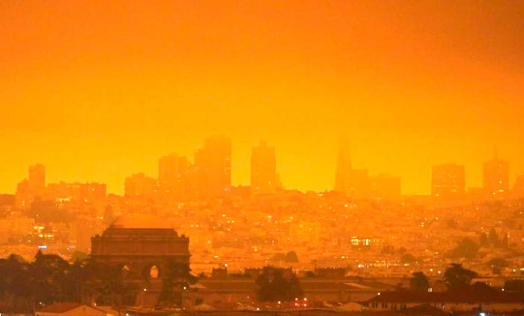 On the morning of Sept. 9, San Franciscans woke up to a transformed cityscape. AP Photo/Eric Risberg