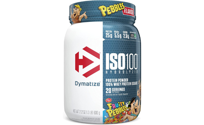 Dymatize ISO100 Hydrolyzed Protein Powder, 100% Whey Isolate Protein, 25g of Protein, 5.5g BCAAs, Gluten Free, Fast Absorbing, Easy Digesting