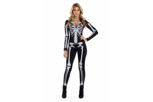 Women skeleton suit