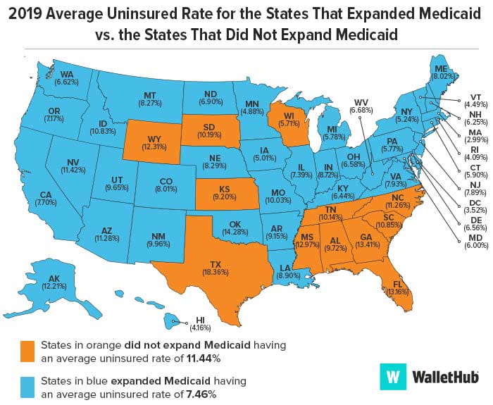 u-s-health-care-states-with-lowest-and-highest-uninsured-rates