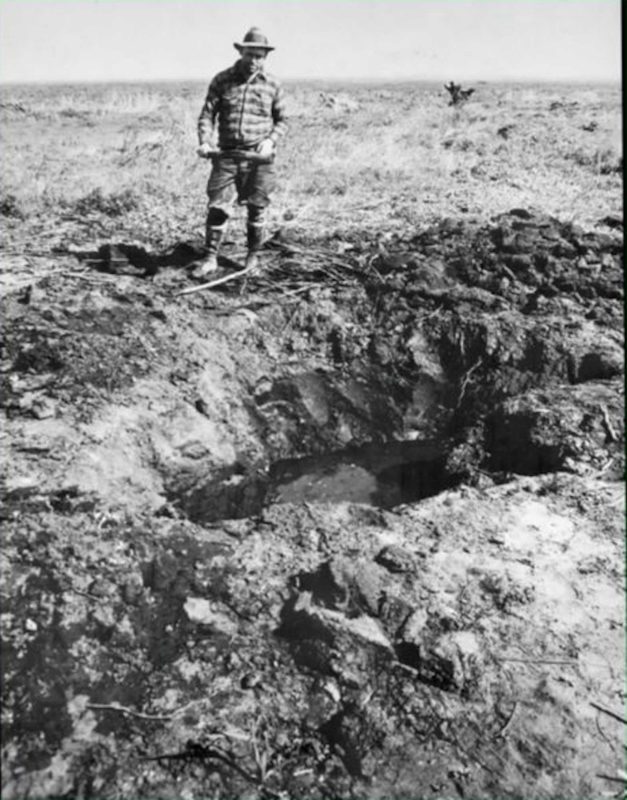  The shallow grave where Filipina Celine Navarro was buried alive in 1932. (Screengrab/The Celine Archive) 