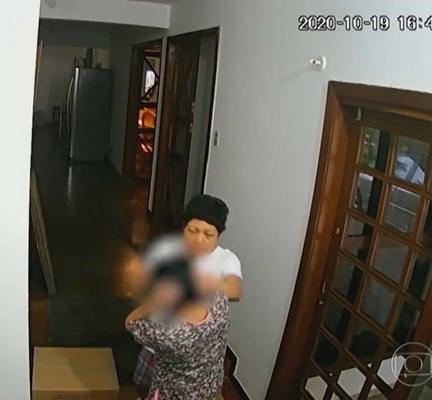Video shows Philippine Ambassador to Brazil, Marichu Maur, physically attacking her domestic helper. Mauro was recalled to Manila as a result of alleged incidents of abuse. PH EMBASSY 