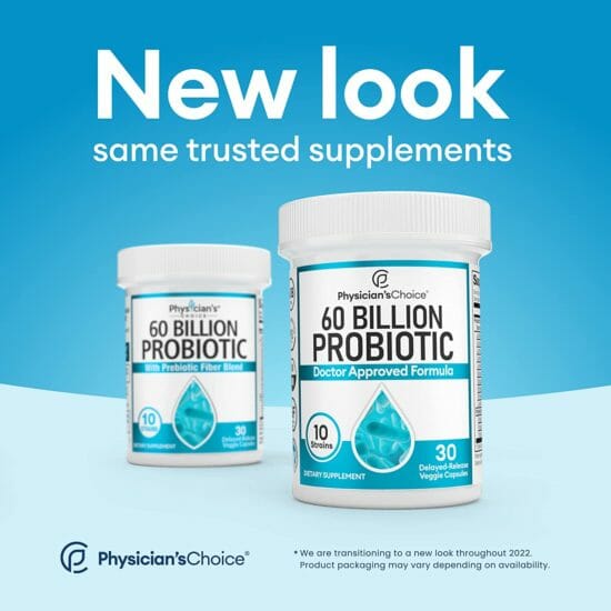 Probiotics 60 Billion CFU - Probiotics for Women, Probiotics for Men and Adults, Natural, Shelf Stable Probiotic Supplement with Organic Prebiotic