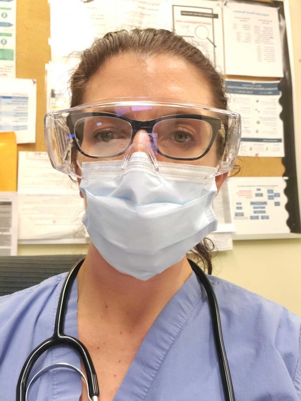 Dr. Megan Ranney, an associate professor of emergency medicine at Brown University, says that even after months of treating emergency room patients with COVID-19 she doesn’t know what makes certain patients so much sicker than others.(MEGAN RANNEY)