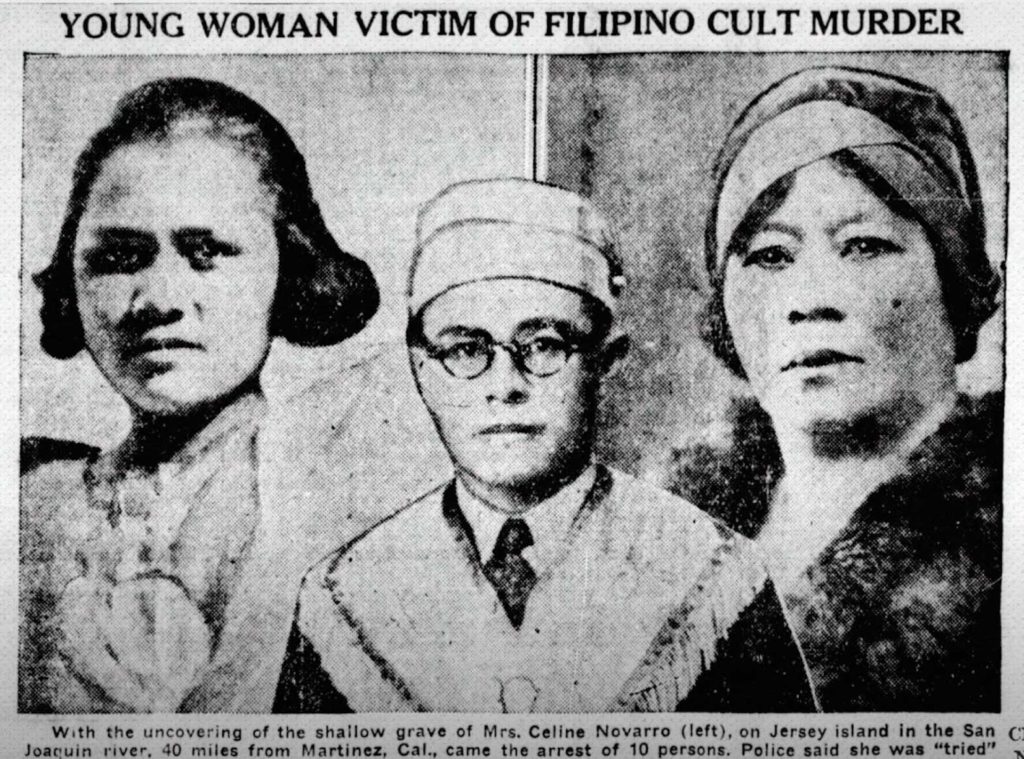 News media depicted the crime as a Filipino "cult murder." FAHNS