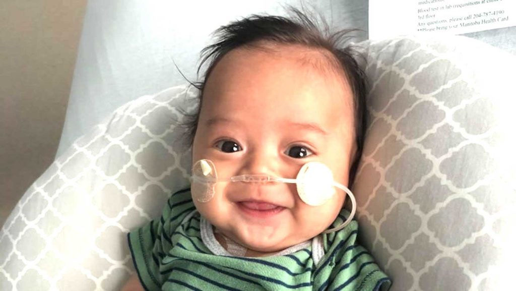 Three-month-old Boston De Castro is going through chemotherapy for a rare immune disease called hemophagocytic lymphohistiocytosis, or HLH. 