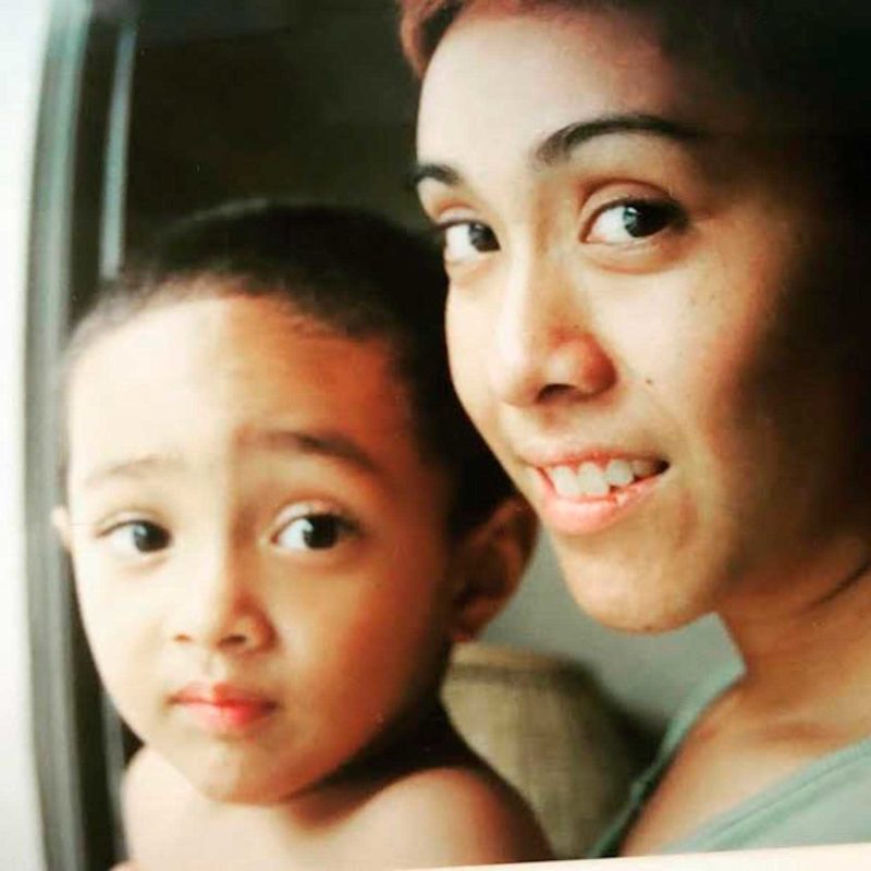 Robyn Magalit Rodriguez with baby Amado. CONTRIBUTED