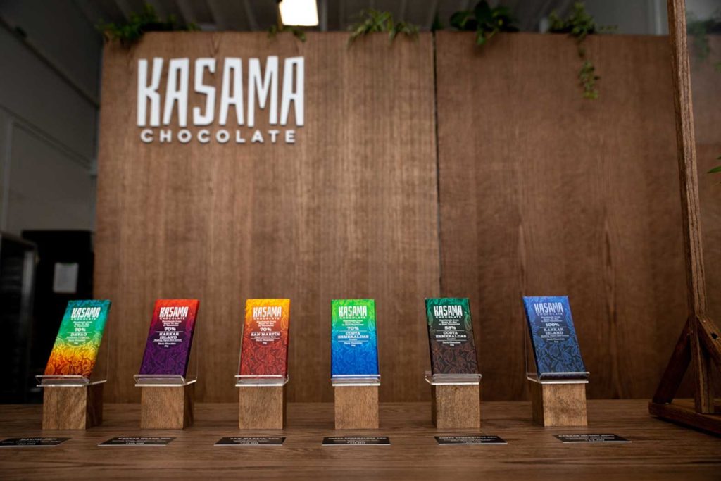 Artisanal Kasama Chocolate now has a workshop-retail outlet on Granville Island, Vancouver. WEBSITE