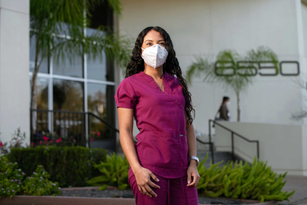 Sussy Obando graduated from six years of medical school in Colombia, and then spent a year treating patients in underserved communities. Yet when she moved to the U.S., that wasn’t enough to be able to practice medicine here. (Brandon Thibodeaux for KHN)