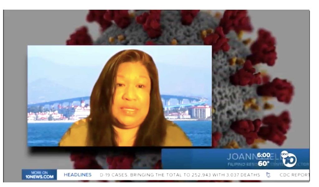 Filipino community advocate said attacks on Asians due to pandemic bigotry is a worrisome trend. SCREENSHOT