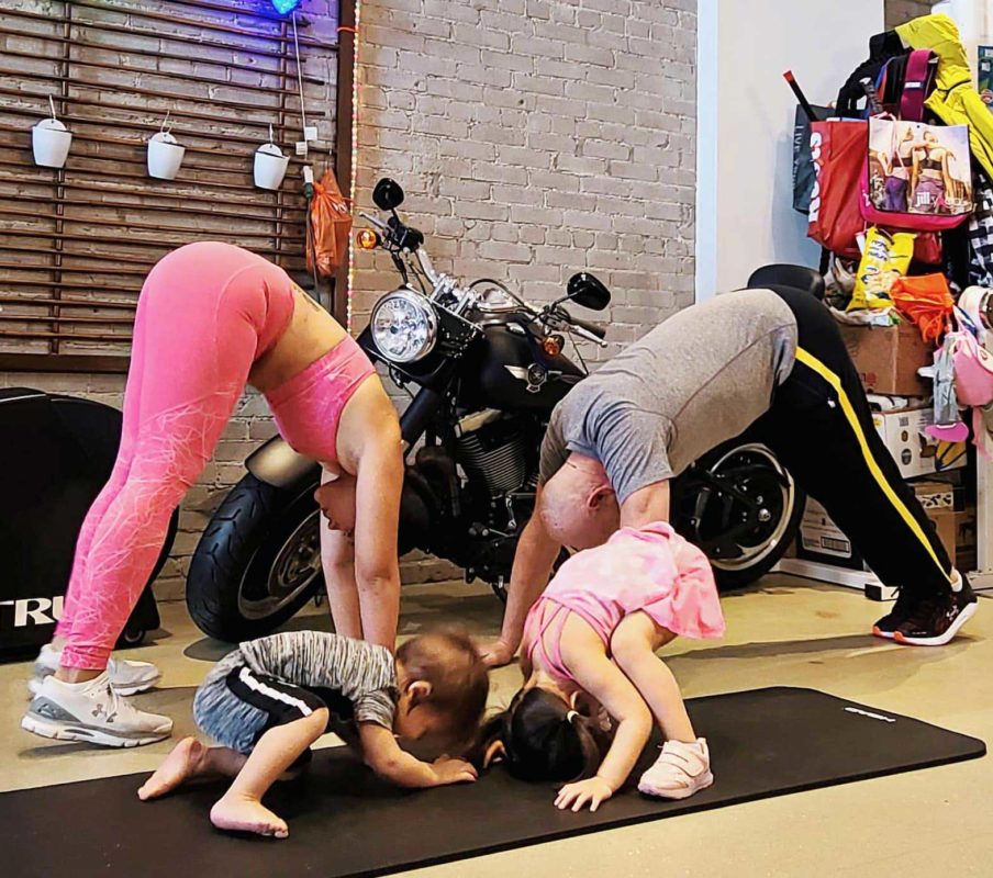 The family that works out together, stays fit together. CONTRIBUTED
