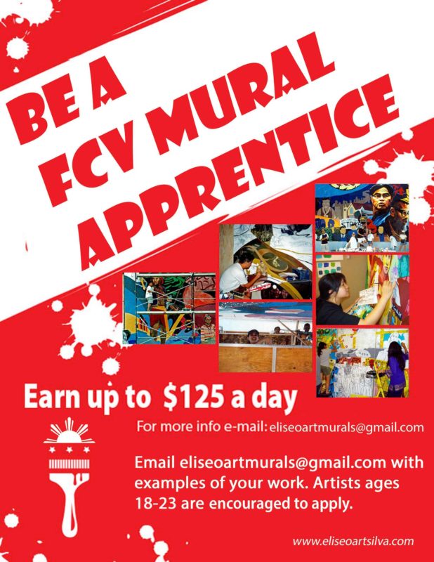 The mural project is accepting applications for apprenticeship. CONTRIBUTED