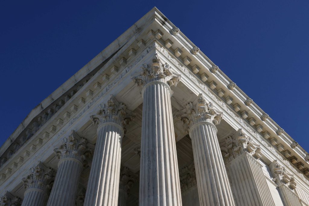 View of the U.S. Supreme Court building in Washington, U.S. November 4, 2020. REUTERS/Jonathan Ernst/