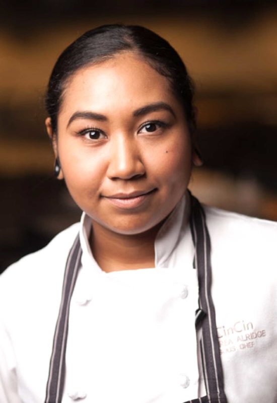 Fil-Jamaican Andrea Alridge is chef at restaurant CinCin in Vancouver.