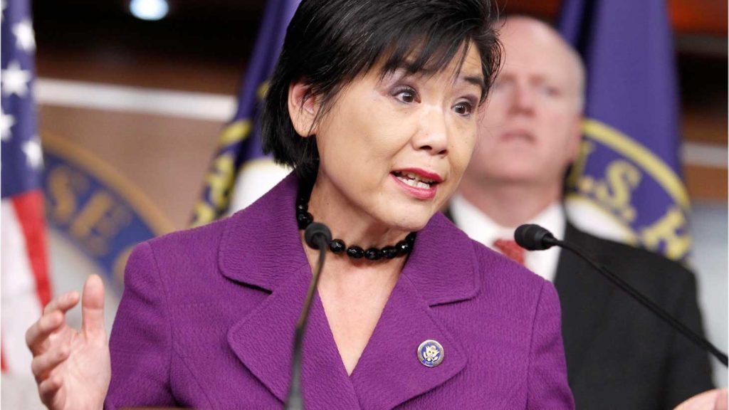 Rep. Judy Chu (D-Calif.), a of the cosponsors of the U.S. Citizenship Act, said during a news conference on Feb. 24 that the measure would help address the country's family immigration backlog, and that family immigration is at the heart of our America’s immigration laws.