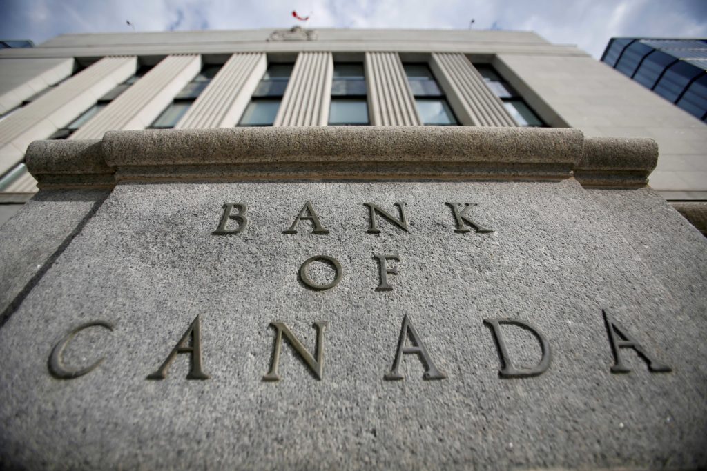  A sign is pictured outside the Bank of Canada building in Ottawa, Ontario, Canada, May 23, 2017. REUTERS/Chris Wattie