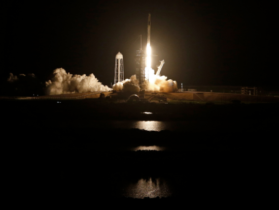 SpaceX rocketship launches 4 astronauts on NASA mission to space station