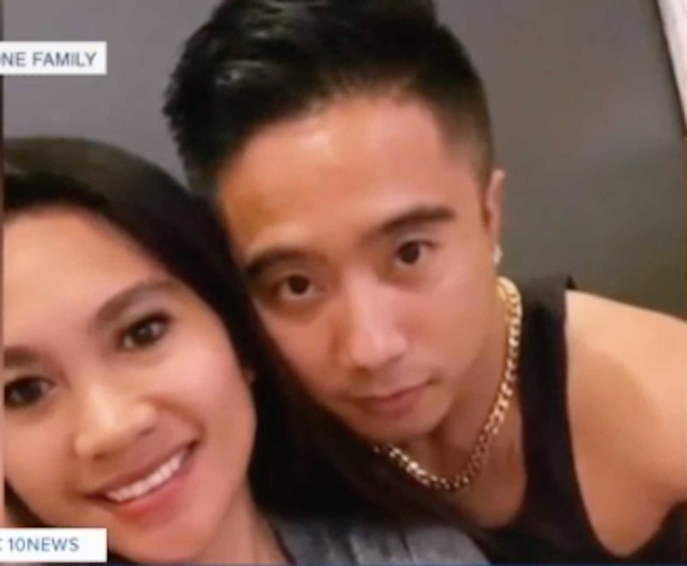 Jay Barcelon is suspected of stabbing his wife to death during a domestic disturbance in their Lemon Grove, California home. SCREENSHOT KGTV