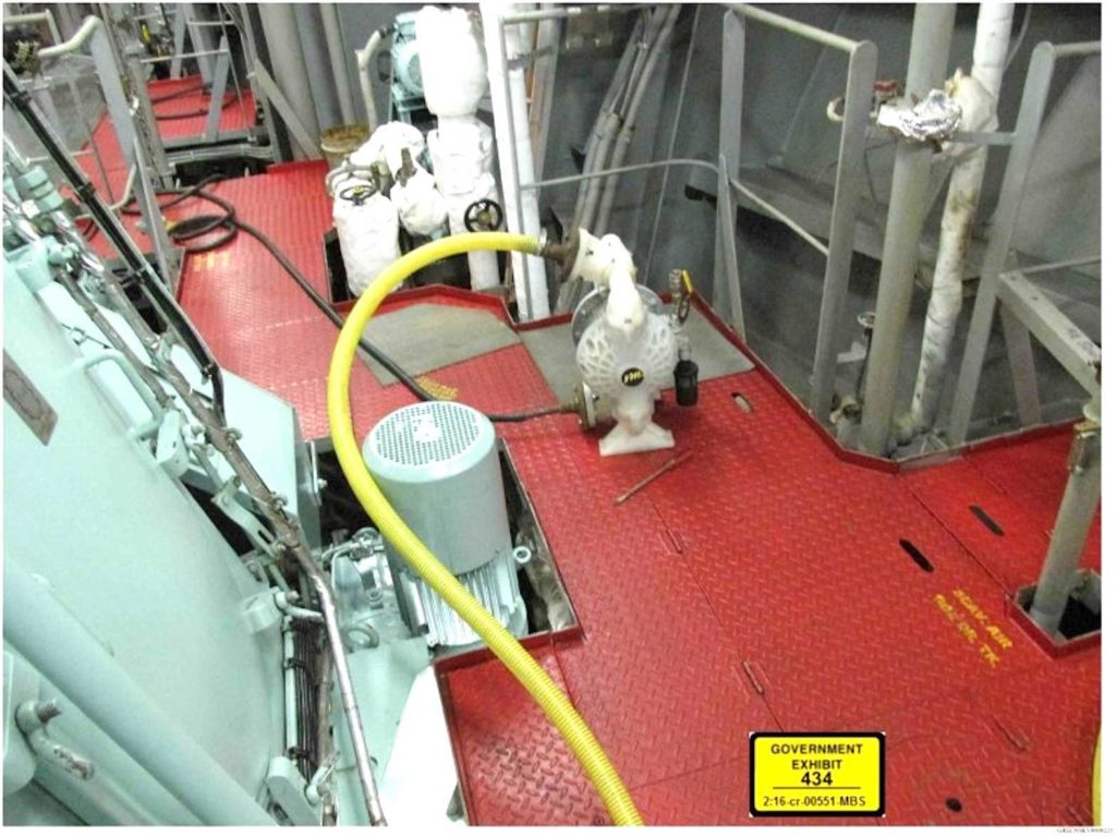 A "magic pipe' contraption that lets ships illegal discharge wastewater into ocean waters. DOJ