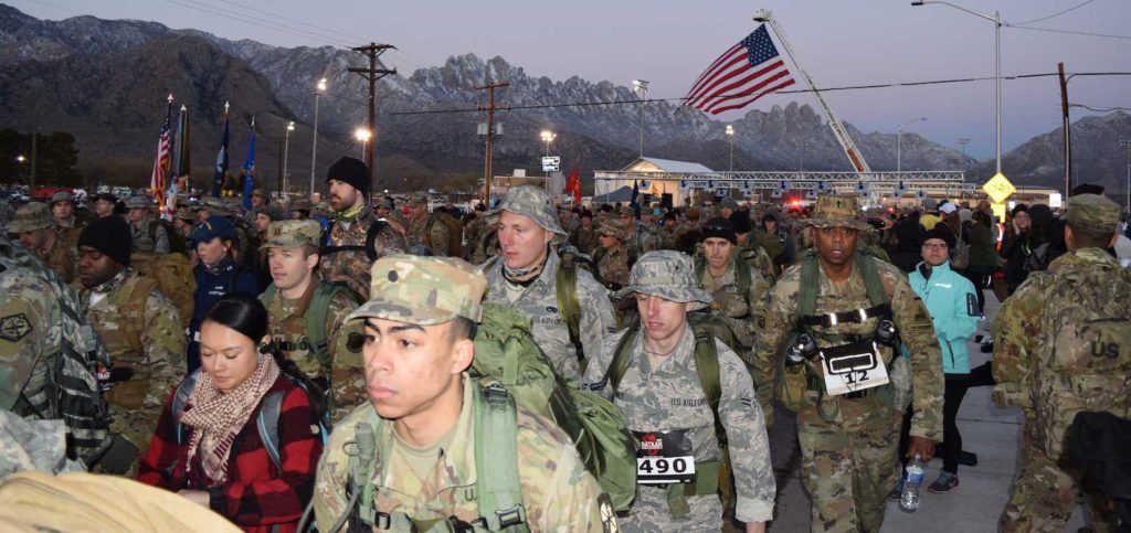Traditionally held in White Sands, New Mexico, the Bataan Memorial March is being localized due to the pandemic. US ARMY