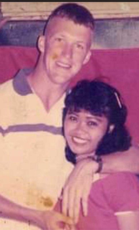 The only photo of Chad Southard and Marivic Leyson/Layson taken on December 17, 1986. Chad and Shira are still searching for Marivic. CONTRIBUTED