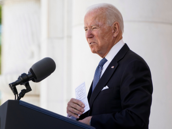In Memorial Day speech, Biden defends imperfect democracy