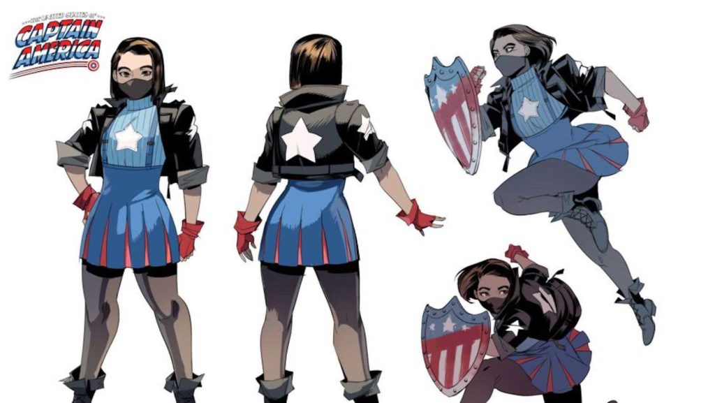 Introducing "Ari Agbayani," Marvel's newest Captain America. MARVEL