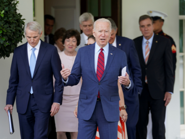 Biden declares infrastructure plan as final, Senate's Republican draws ire
