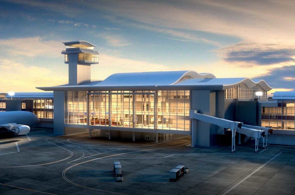 A rendition of the new terminal at LAX where PAL's new boarding gates will be located. LAWA