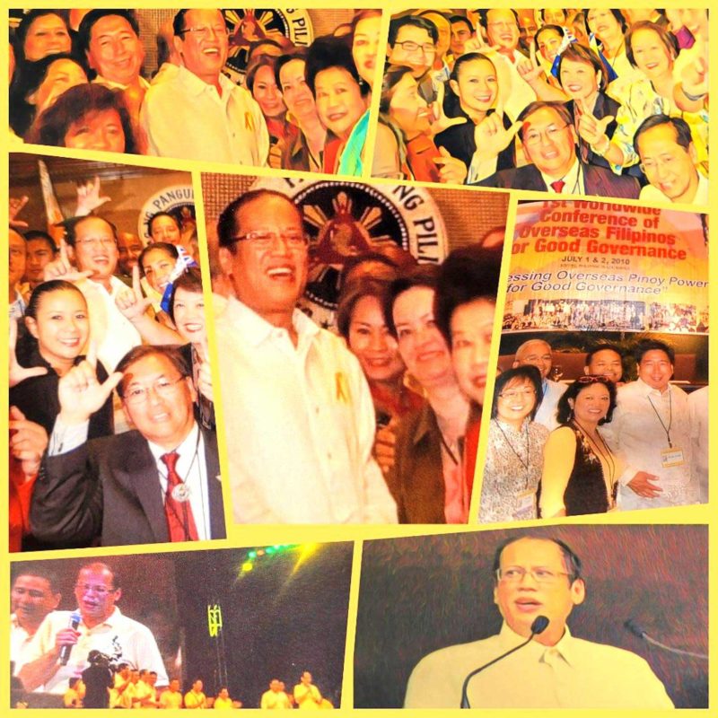 A collage of pictures when U.S. Pinoy for Good Governance members visited the Philippines to witness the inauguration of President Benigno “PNoy” Simeon C. Aquino III. CONTRIBUTED