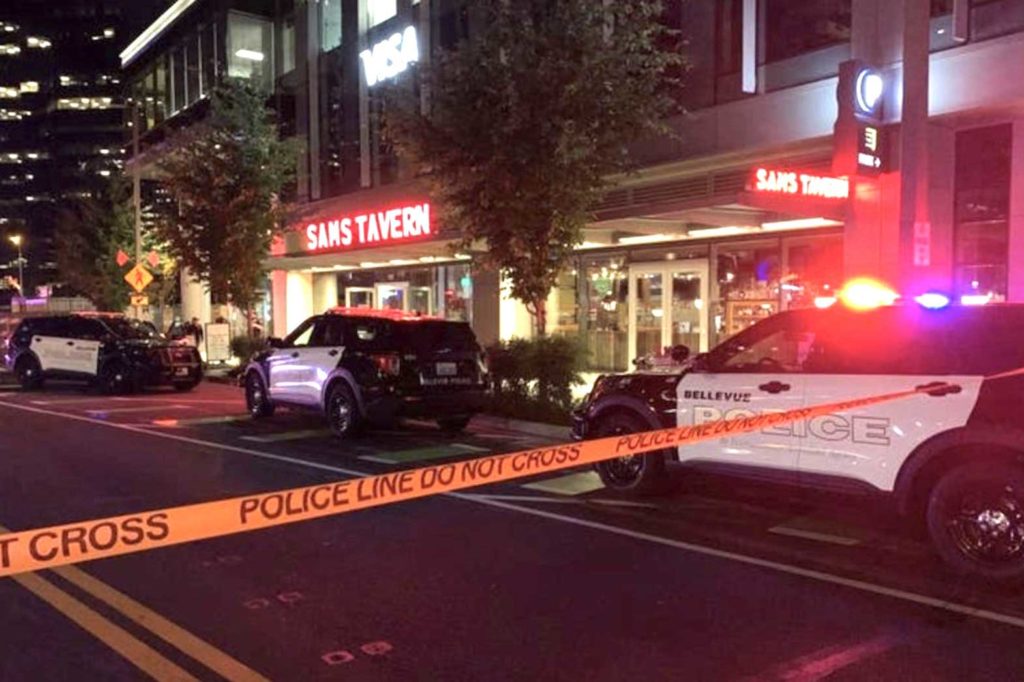  Sam’s Tavern in Bellevue was the site of a fatal shooting the night of July 5. BELLEVUE PD