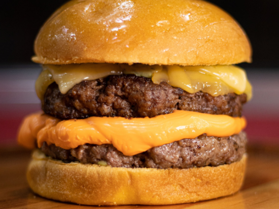 What is the secret to juicy hamburgers?