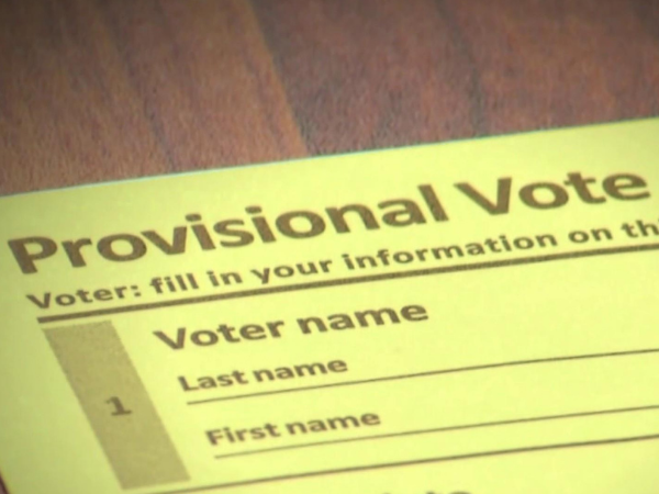 How do voters get provisional ballots?