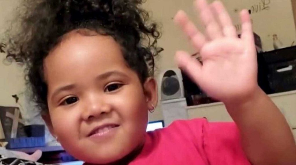 Jemimah Nausigimina, 3, was stabbed to death by her father, Frank. GOFUNDME