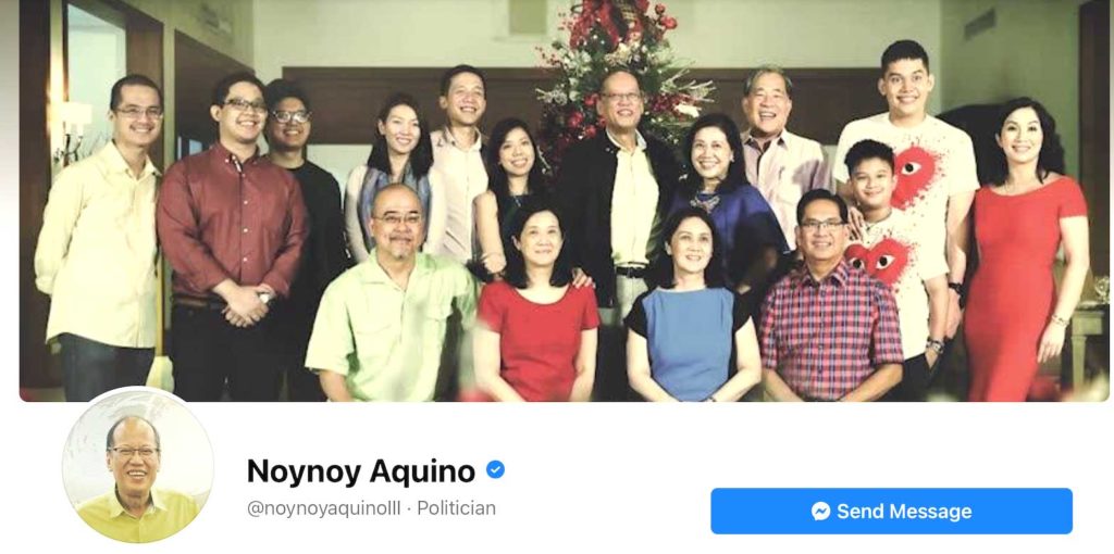 Pres. Benigno Pnoy Aquino III's Facebook page.