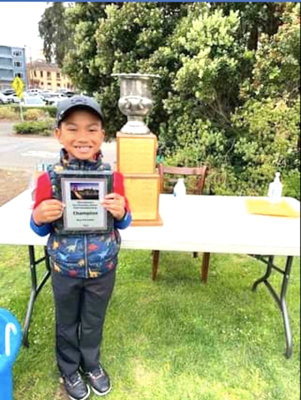 Race Phoenix Manhit, 8, won his first-ever International golf title. FACEBOOK