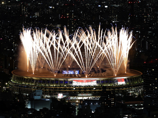 Olympics - Mixed race Osaka lit flame as Tokyo's 'games of hope' start