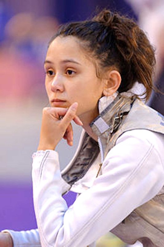 Filipina American Lisa Kiefer, Olympic gold medalist in fencing. WIKIPEDIA